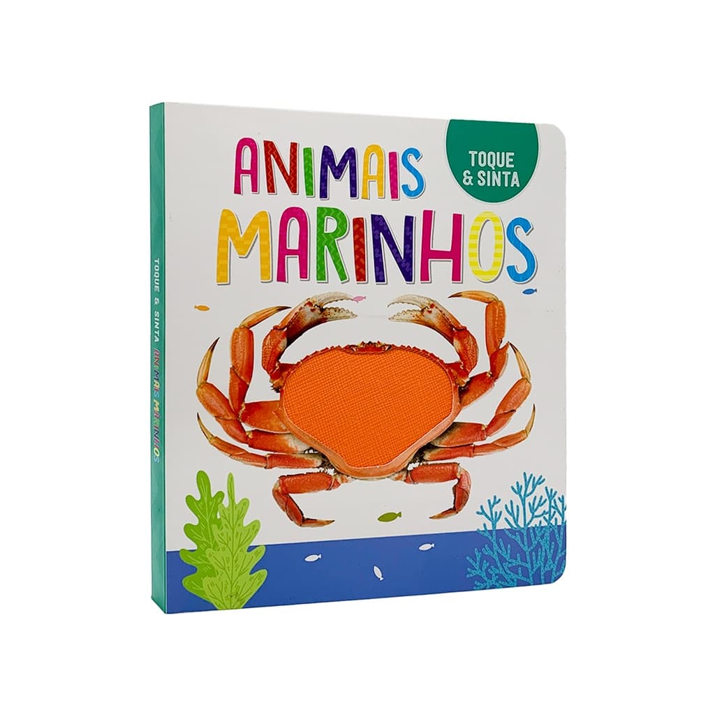 Toque E Sinta - Animais Marinhos - Livro Infantil