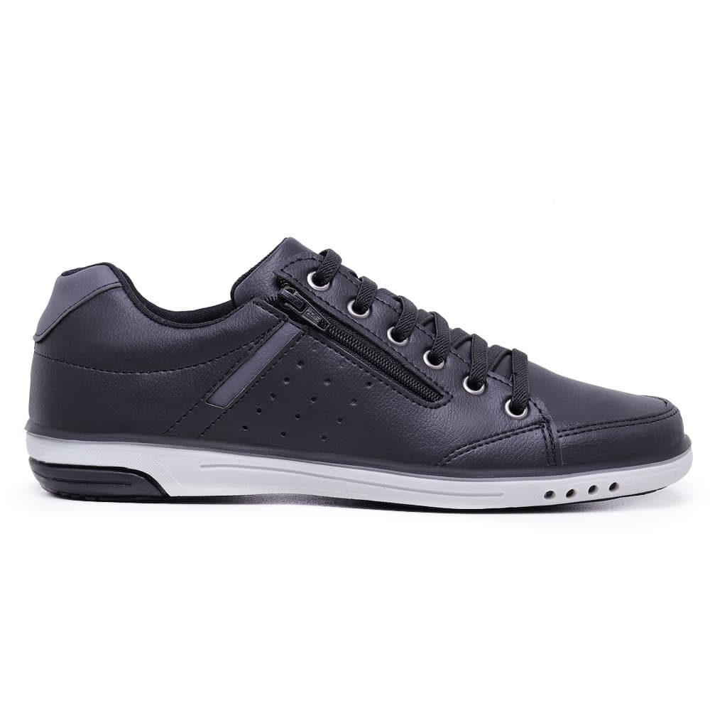 Sapatênis Masculino Star Fox Tamanho 45 e 46 Casual Fechamento Elastico e Ziper