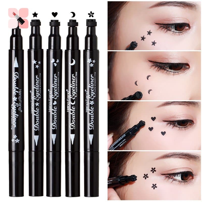 Caneta Delineadora De Olhos Para Iniciantes Dois Em Um Selo Líquido À Prova D'água De Suor Big Head