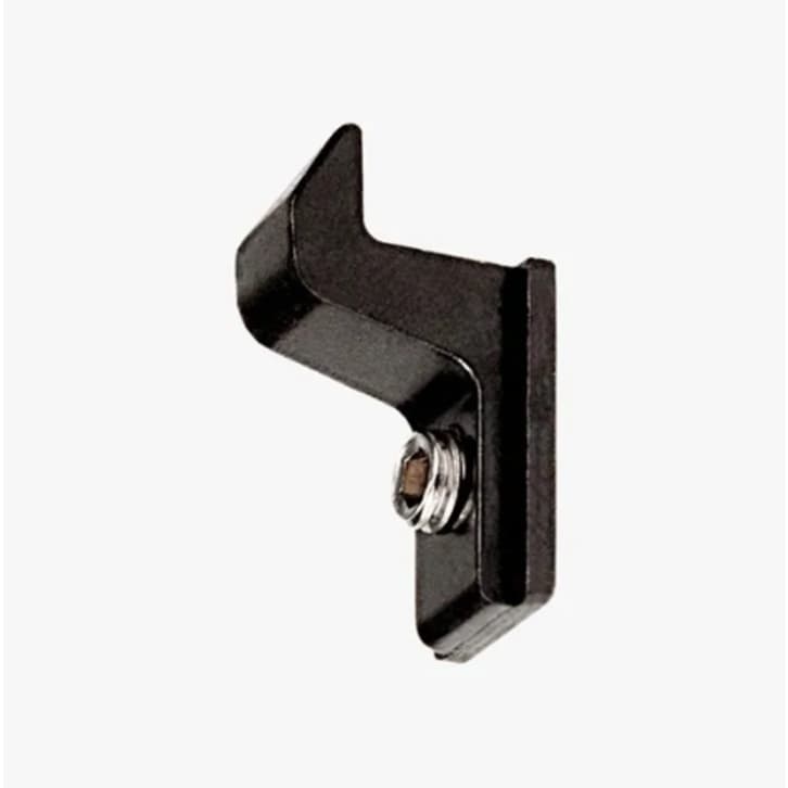 Contra fecho lateral para portas e janelas de aluminio cor preto CFE22