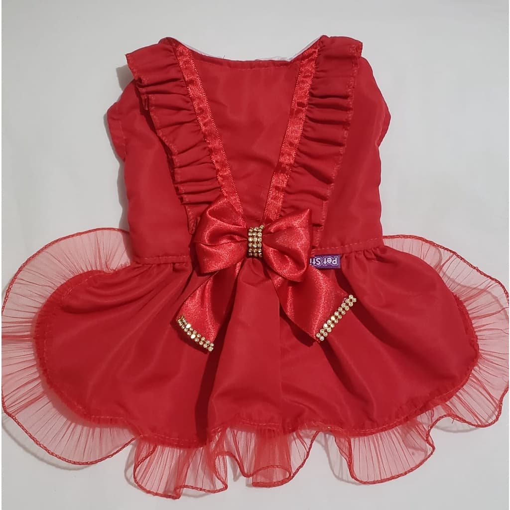 Roupinha Pet Vestidinhos, roupa com lacinho, roupa, vestido cores vivas para pet cachorros Vestido