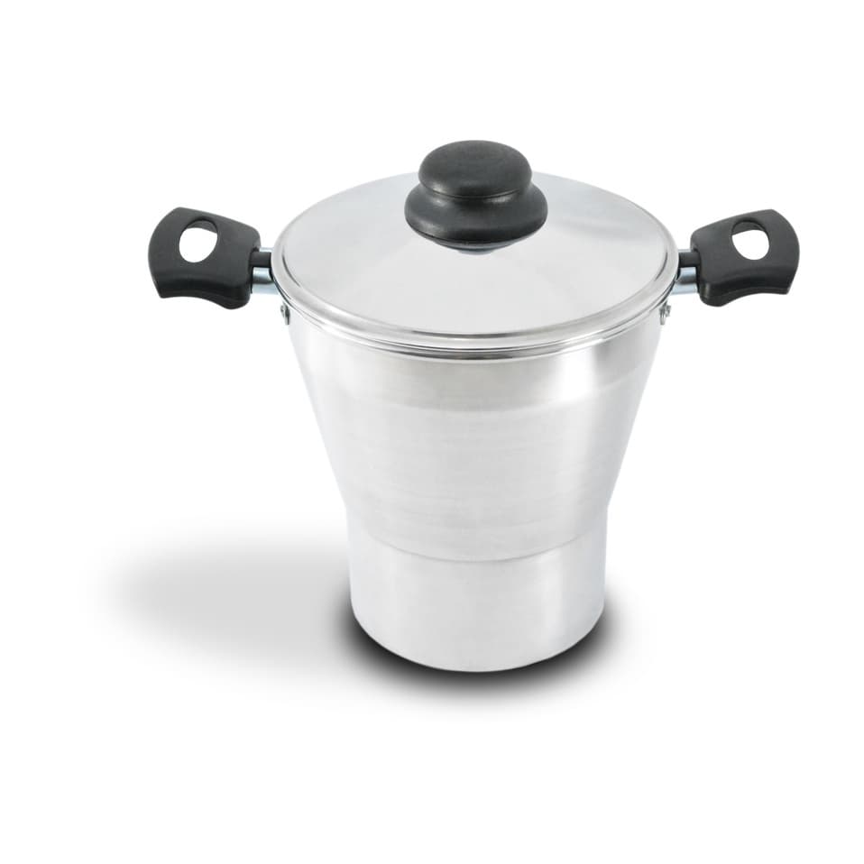 Cuscuzeiro de Alumínio Panela Média Tradicional N°16 - 2,5L