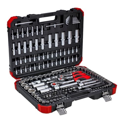 Jogo Soquete sextava 1/4+3/8+1/2 172 peças Gedore RED Ref 3300058