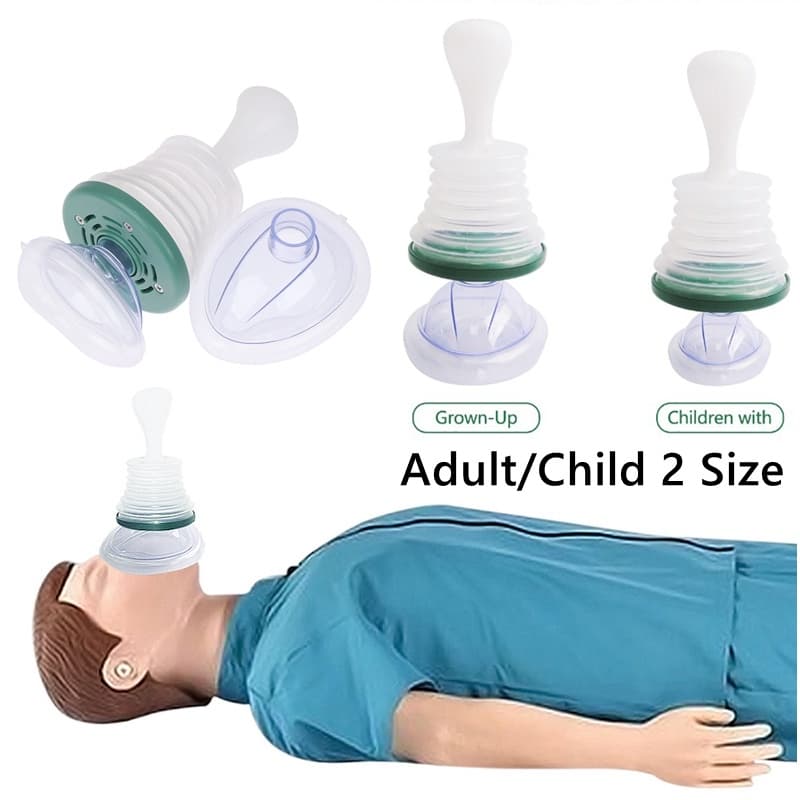 1 Conjunto De Dispositivo De Resgate De Choking Adultos E Crianças Portátil De Primeiros Socorros