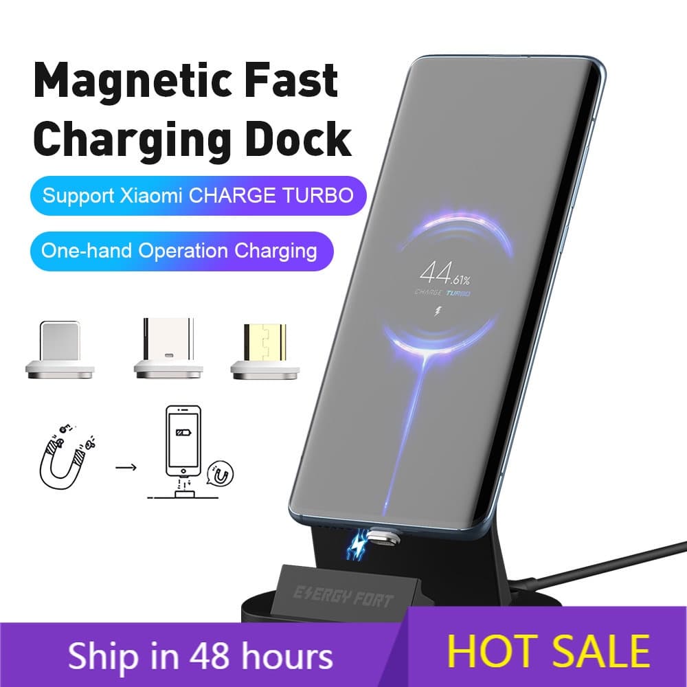 (Spot) 66W Doca De Carregamento Mleagnt Para HUAWEI Samsung XiaoMi Suporte Do Telefone Móvel 15W Carregador Sem Fio Amaz
