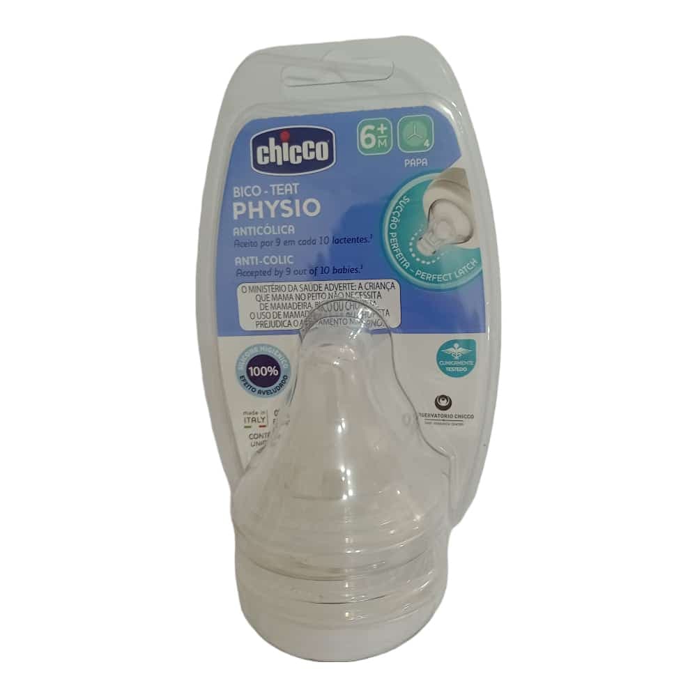 Bico Mamadeira Physio Anticolic 6+ com 2 unidades
