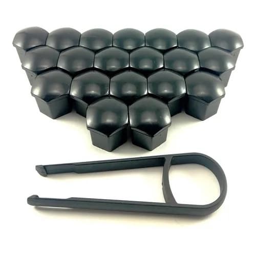 Kit 16 Capa Parafuso Roda Cabeça Chave 19mm