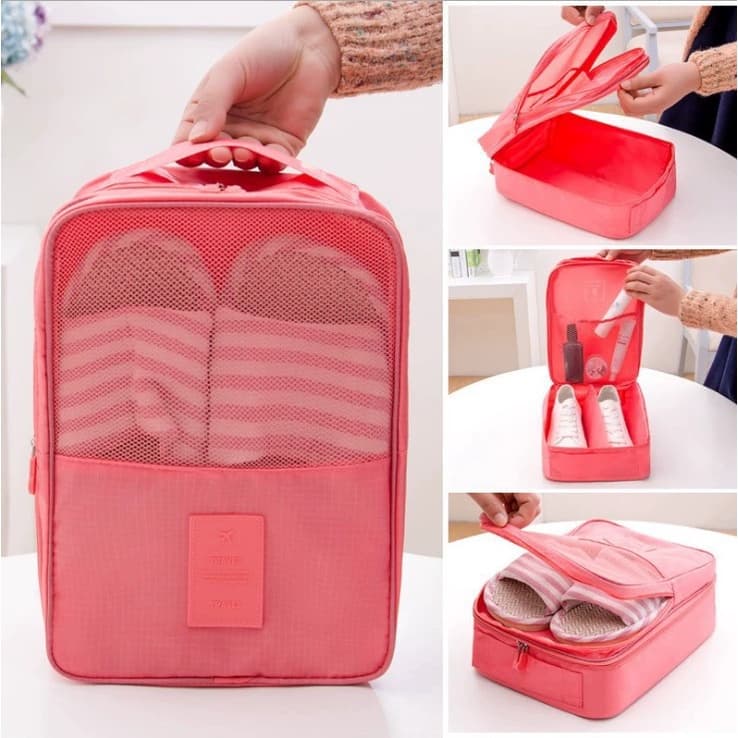 necessaire organizador  de sapatos de viagem multiuso