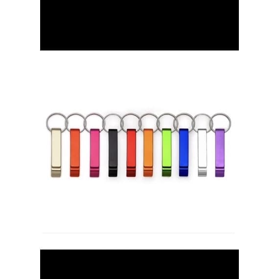 Kit 100 chaveiros Anodizados Para Brindes Gravado a Laser Envio Imediato