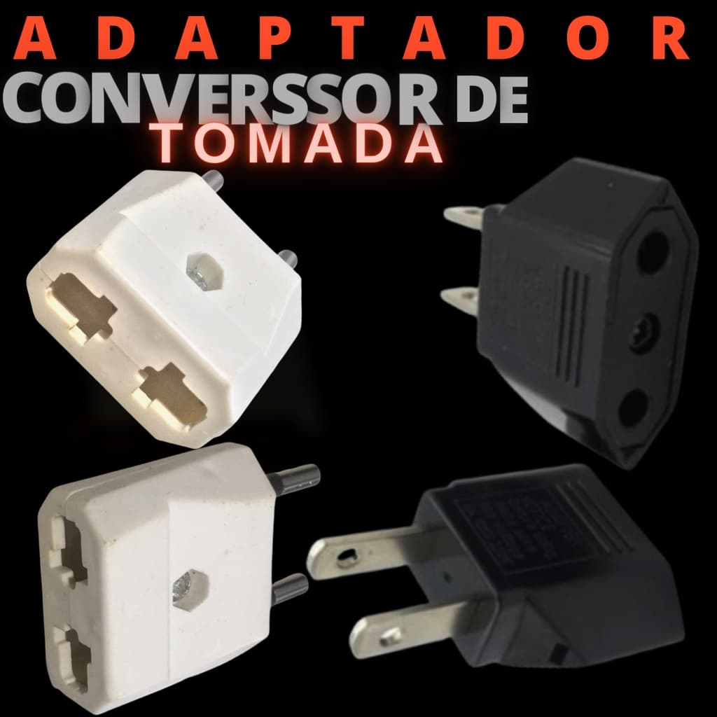 ADAPTADOR  DE TOMADA CONVERSSOR PINO CHATO DE 20 AMPERES
