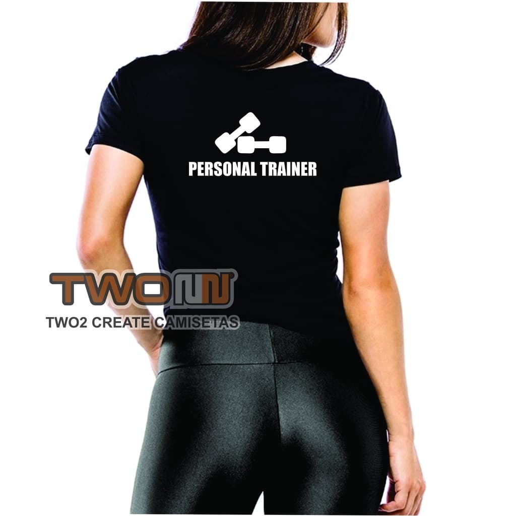CAMISETA BABY LOOK PERSONAL TRAINER FEMININA ED.FISICA DRY FIT P06