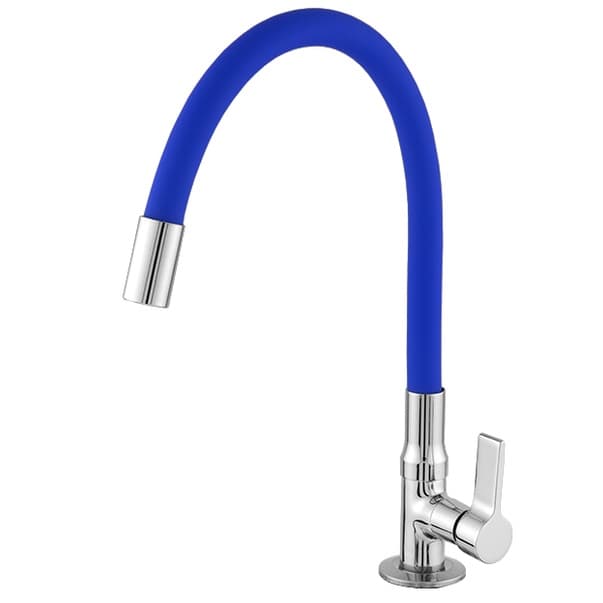 Torneira Bancada Lavatorio de Silicone Azul 1/4 De Volta 2192 C-70