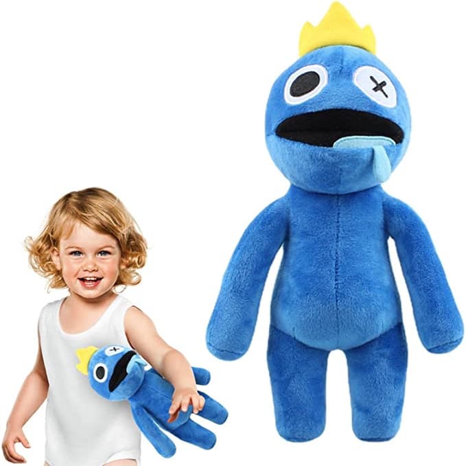 Rainbow Friends Blue Roblox De Pelúcia Arco-Íris Amigos Azul