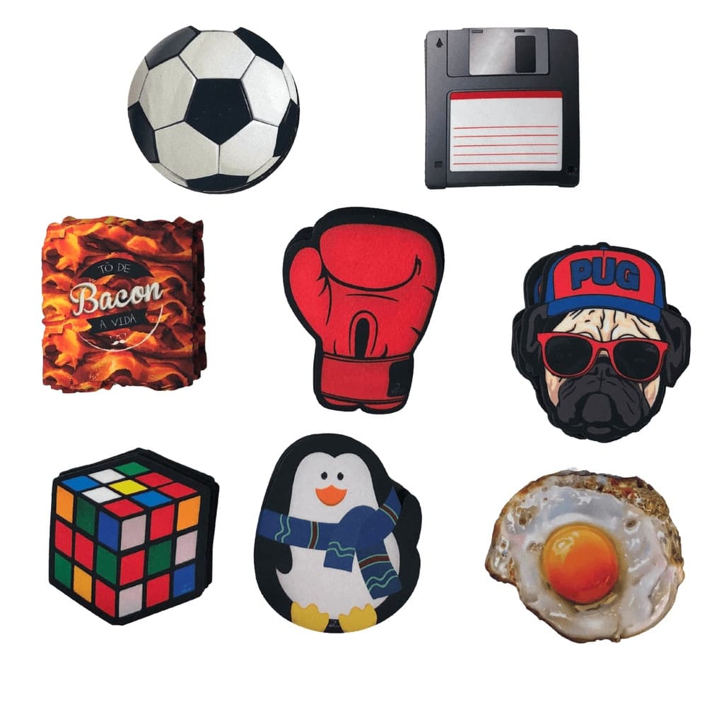 Kit Porta Copos Apoio Para Mesa Balcão E Bar 4 Peças imã decorativo