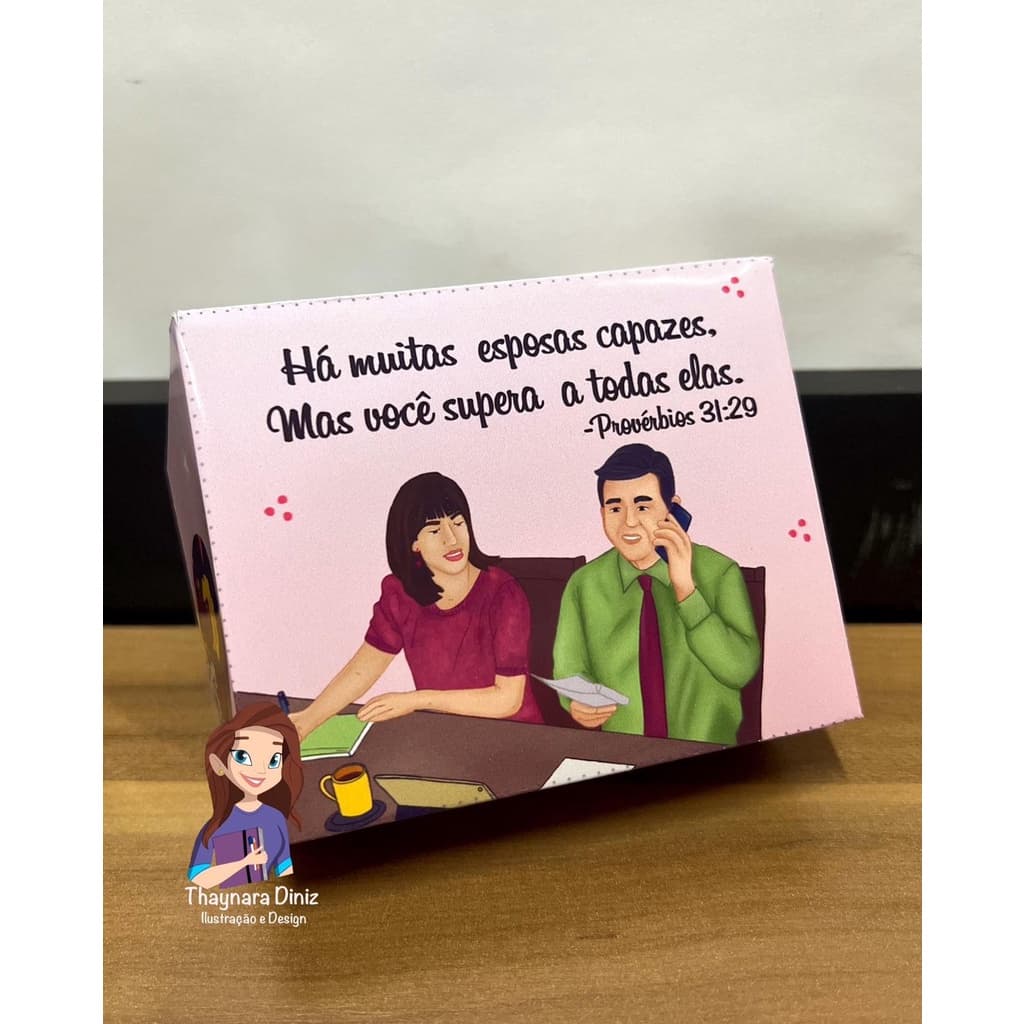 Caixinha Esposa Capaz (10x4x8cm)