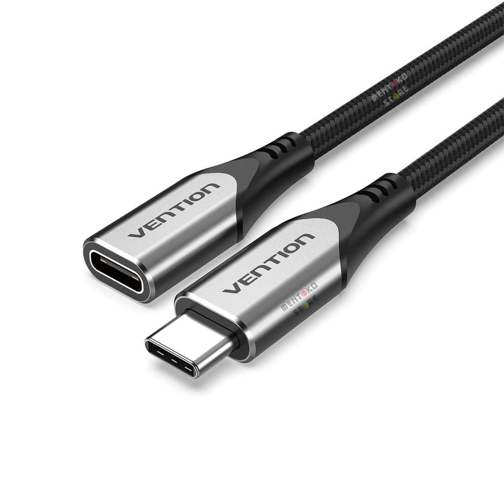 Cabo Extensor USB C 3.1 Extensao Hd Externo Pc 50cm Vention