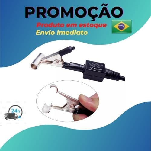Cabo Ponta De Prova Teste Secundário de Bobina Ignição Hantek HT25 c/ Atenuação 10000:1 para Osciloscópios