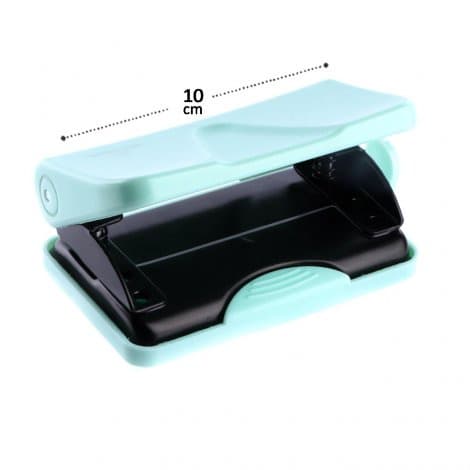 Perfurador de Papel Metal 2 Furos Tons Pasteis