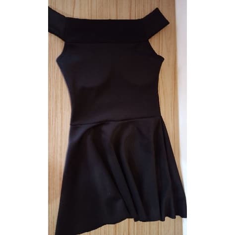 Vestido rodado casual feminino preto ombro a ombro com bojo tamanho M - desapego