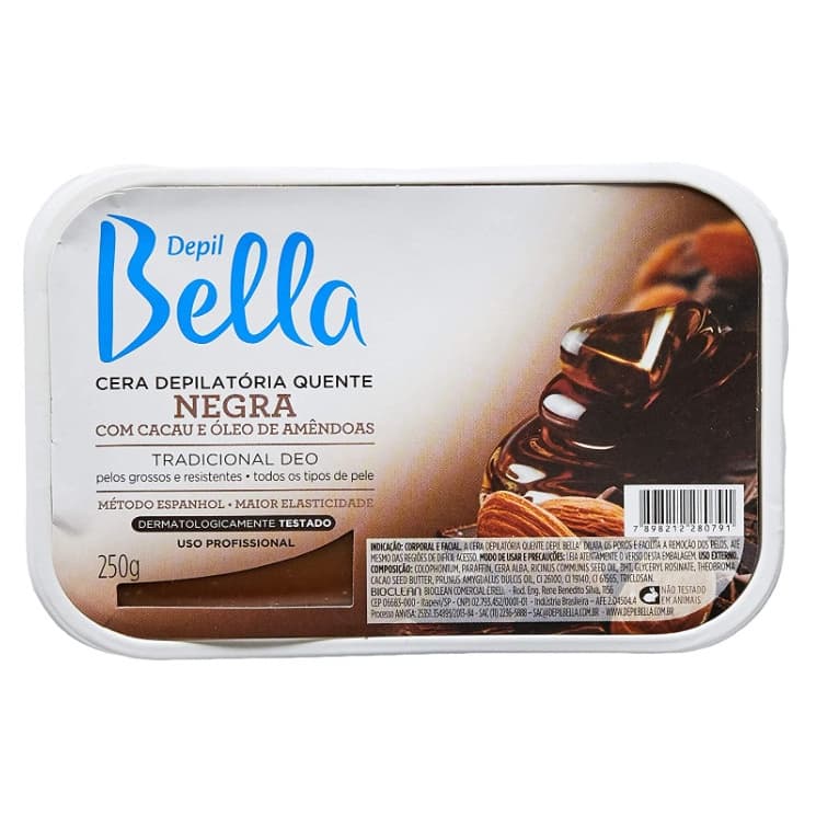 Cera Depilatória Depil Bella 250g Negra
