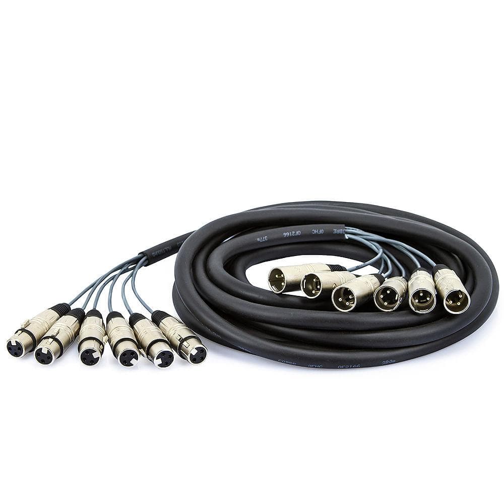Multicabos Xlr 6 Vias Cirilo Cabos - 5 Metros