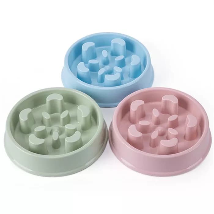 Comedouro Lento Educativo Interativo Linha Premium Cachorro Gato Alta Qualidade Antiderrapante Pet LR-0063