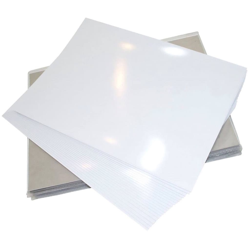 Papel Fotográfico A4 120g Glossy Branco Brilhante com 20 folhas