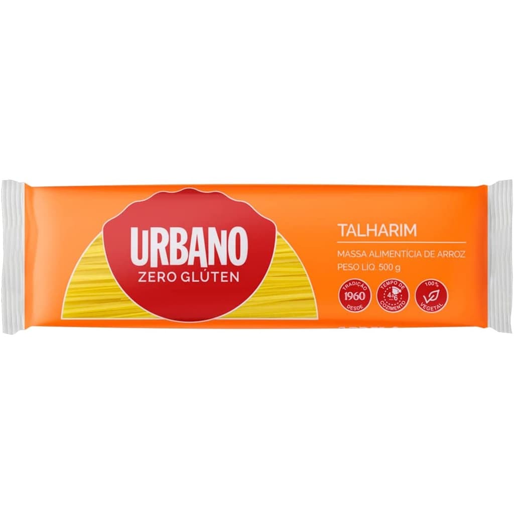 Macarrão Talharim Sem Glúten Vegano Urbano 500g