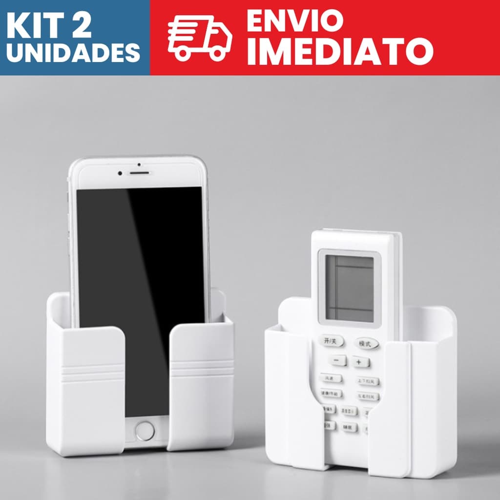 Suporte Multiuso De Parede Para Celular Controle Plástico Para Carregar Celular