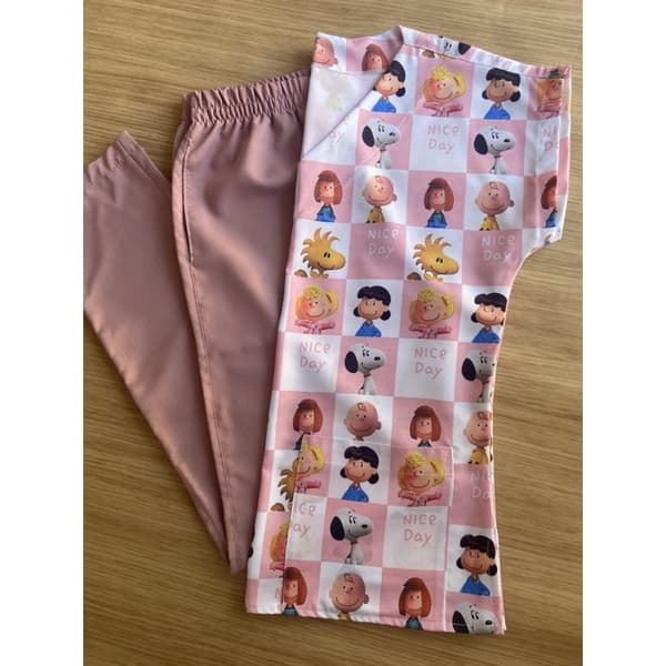 Conjunto cirúrgico Scrub pijama hospitalar