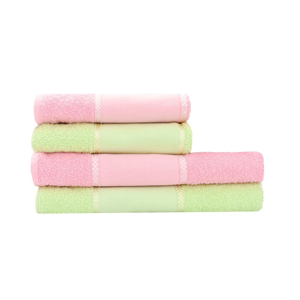 Kit Jogo Casal Banho e Rosto Para Artesanato Arteira 4 pçs Pintar e Bordar Perfeito Estilo