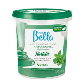 Cera Depilatória Hidrossolúvel Depil Bella 1,3Kg Hortelã