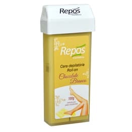 Cera Depilatoria Repos 100g Roll-on Chocolate Branco