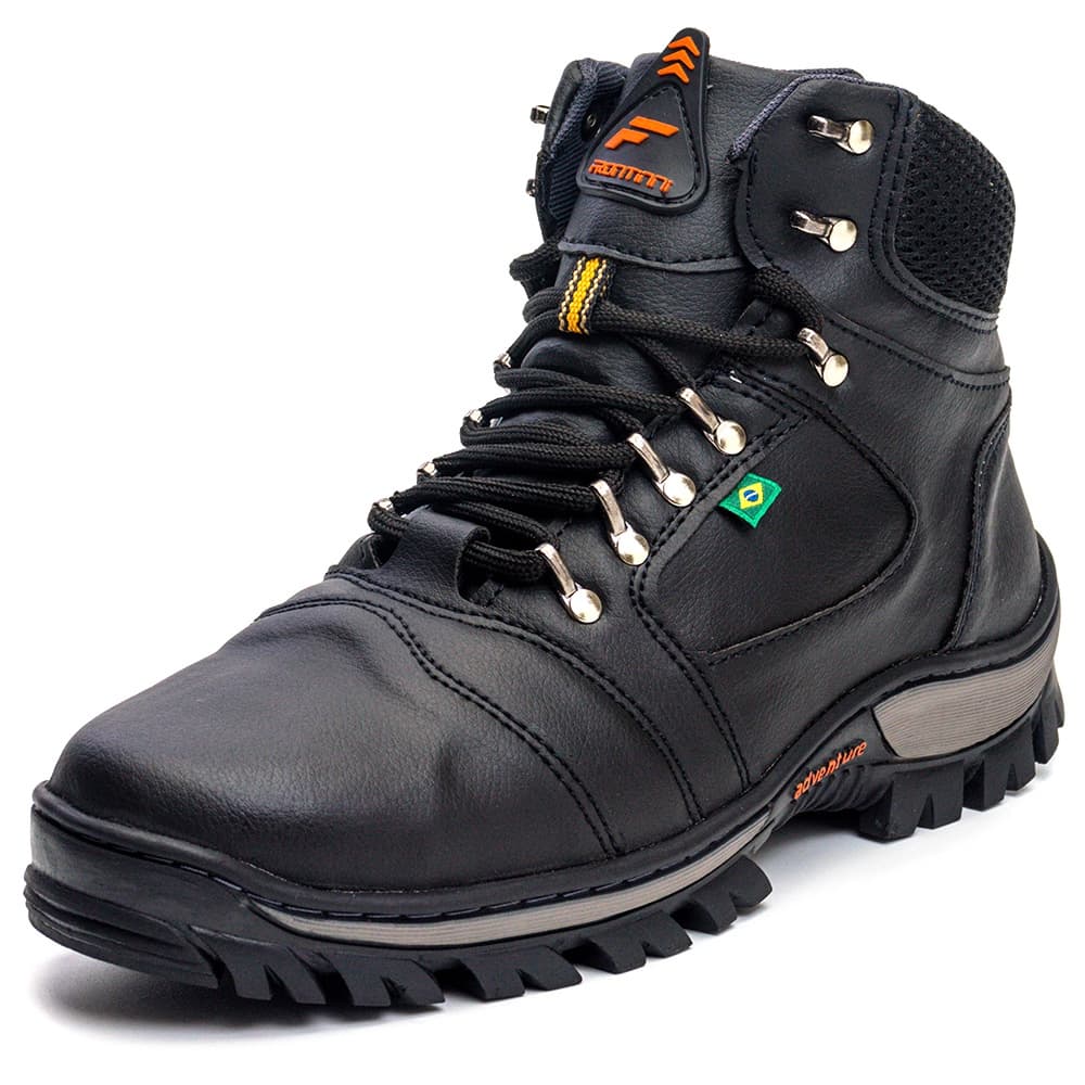 Bota Masculina Coturno Adventure Trabalho  Confortável  Palmilha Gel