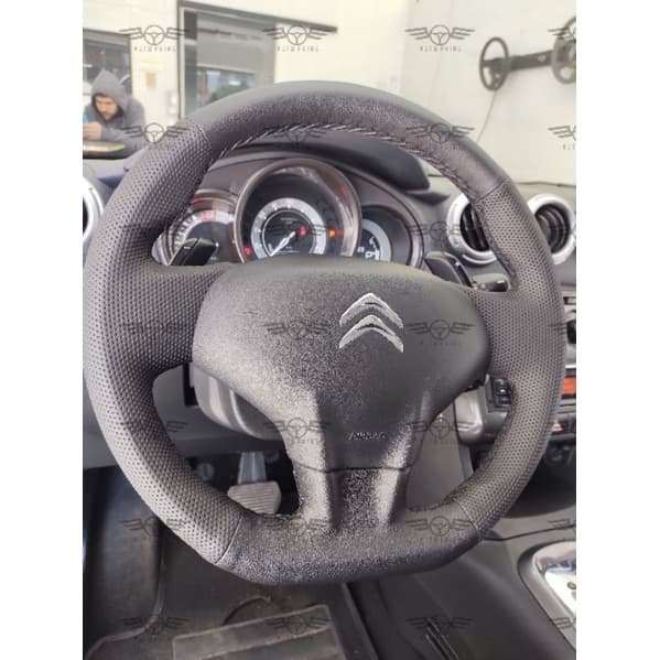 capa de volante costurada Citroen C3 2013>/ Aircross/ C3 Picasso