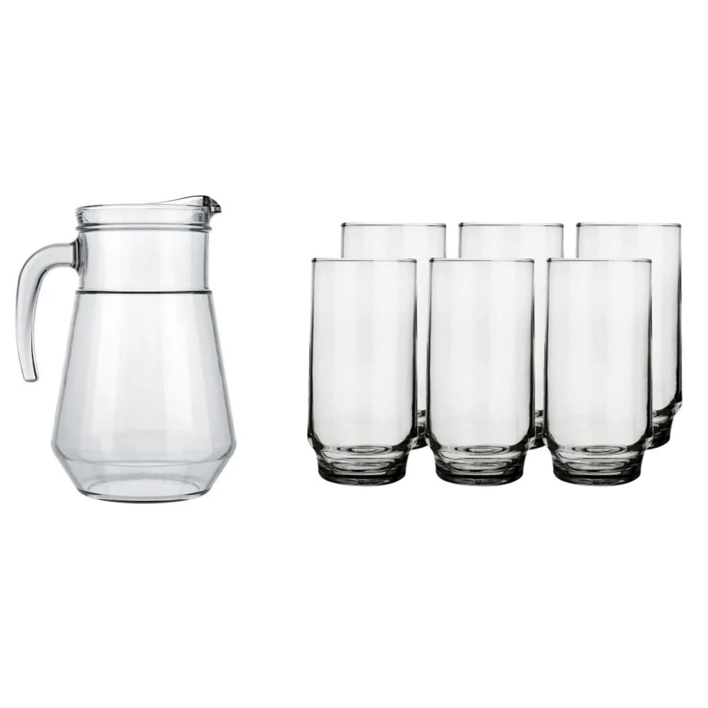 Kit Jogo Copos Lights Jarra 1.5 L Água Refrigerante Nadir