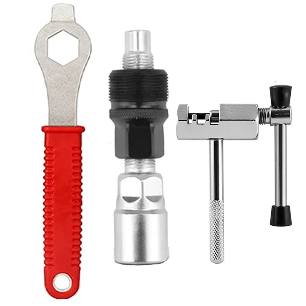 Chave Ferramenta Extrator Pedivela Com Cabo Sacador + Chave Extrator Coloca Tira Pino Corrente