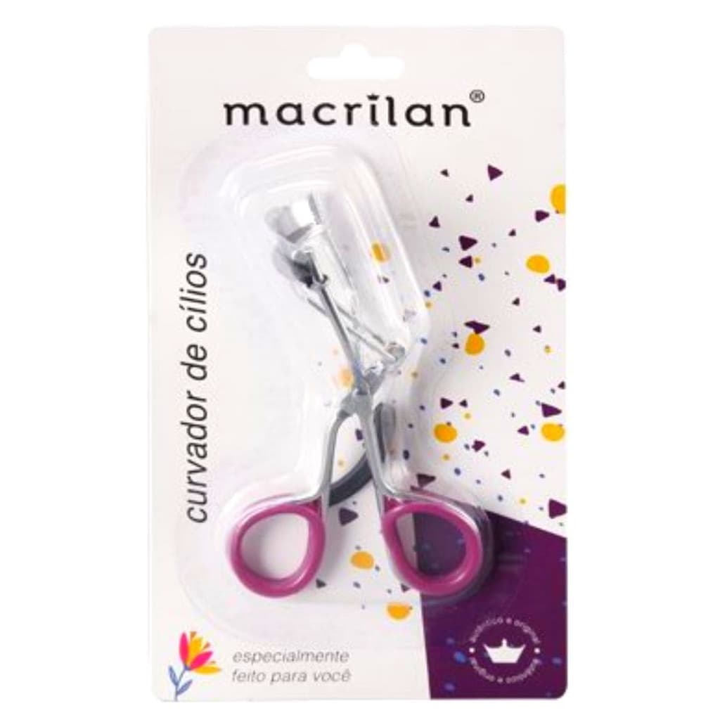 Curvador e Alongador de Cílios Macrilan - Curvatura Definida e Efeito Natural p/ um Olhar Expressivo