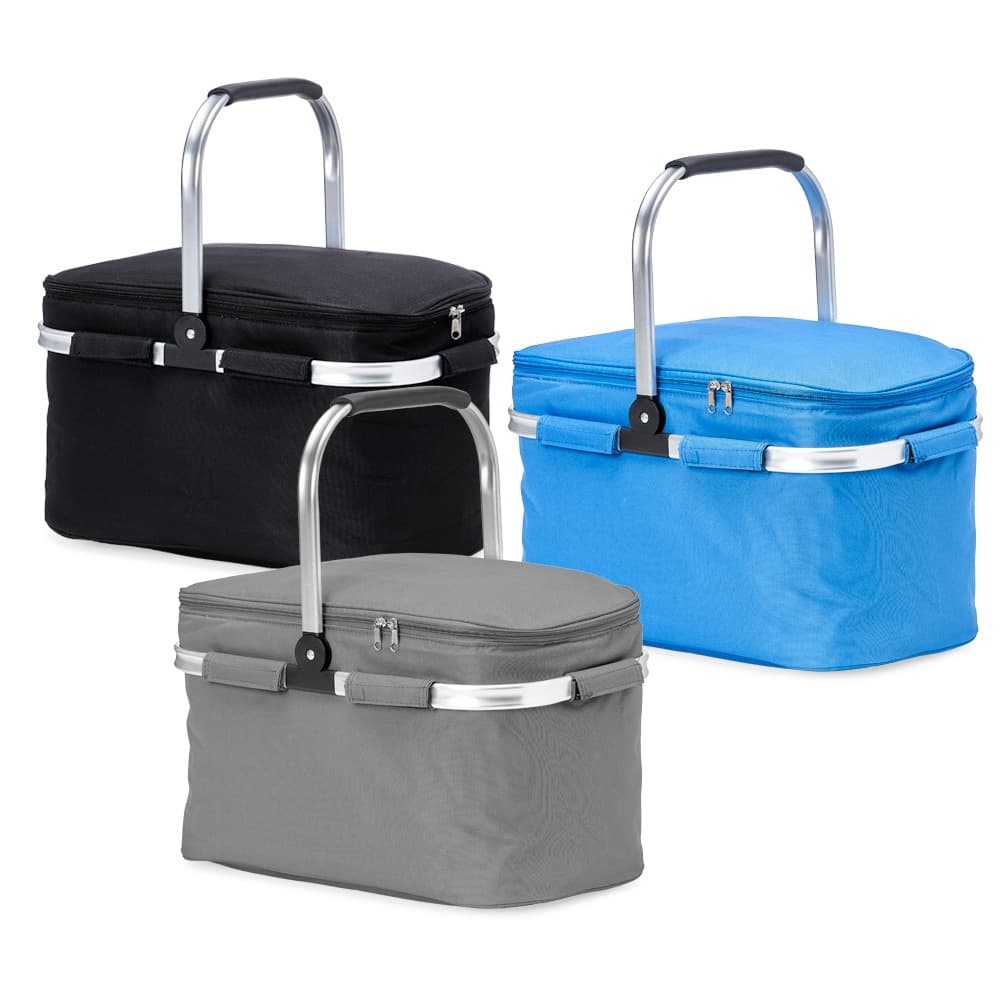 Bolsa térmica de poliéster com capacidade de 33 litros revestimento térmico com costura soldada