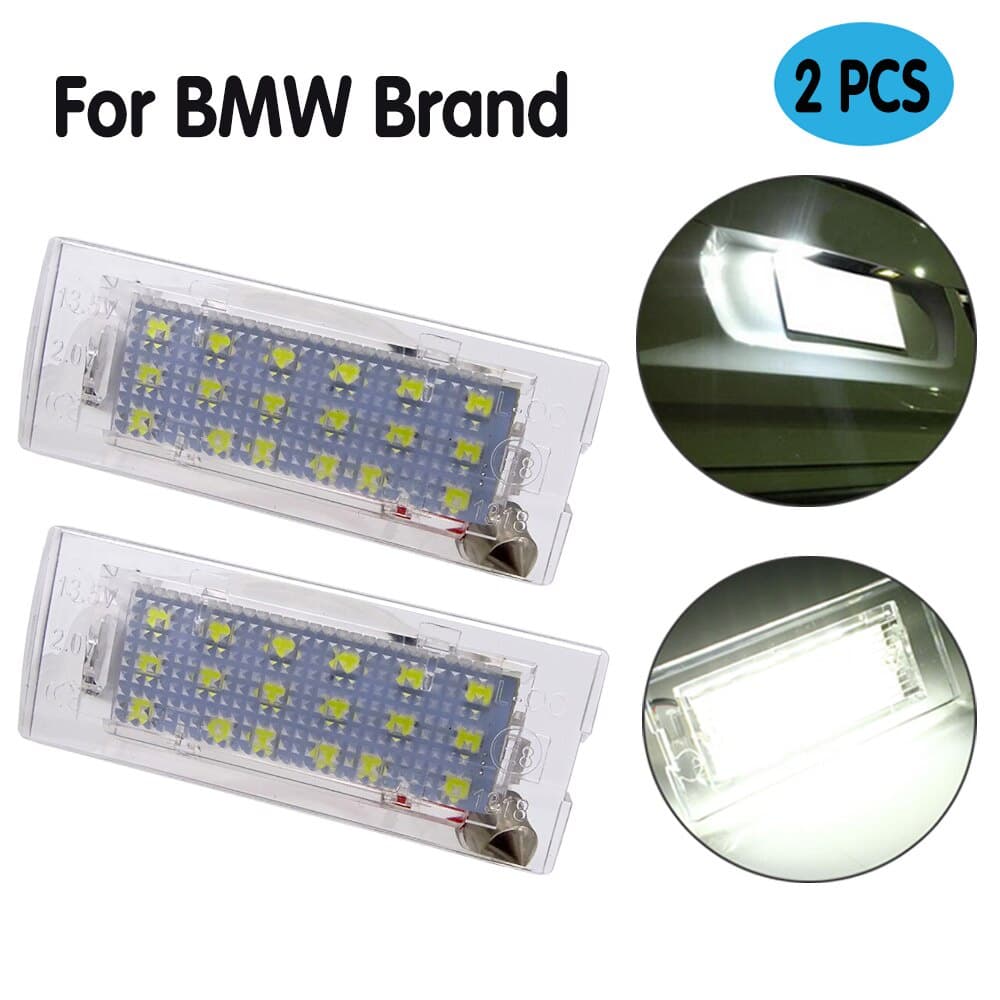 2 Pçs Para BMW X5 E53 X3 E83 led Número Da Placa De Licença Lâmpada Iluminação Do Carro Lâmpadas ultra Brilhantes Tronco