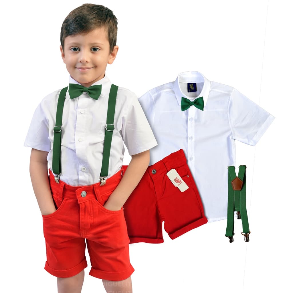 Roupa Social Menino Infantil Natal E Ano Novo Black Friday