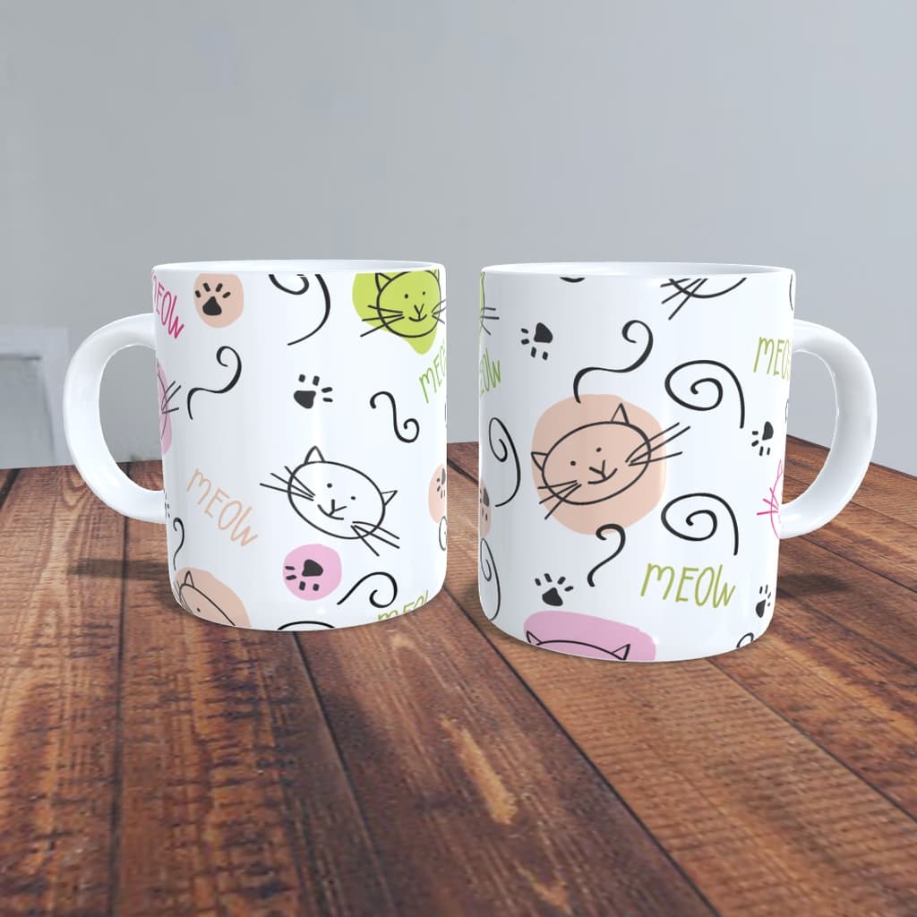 Caneca Gato Cat Meow Estimação
