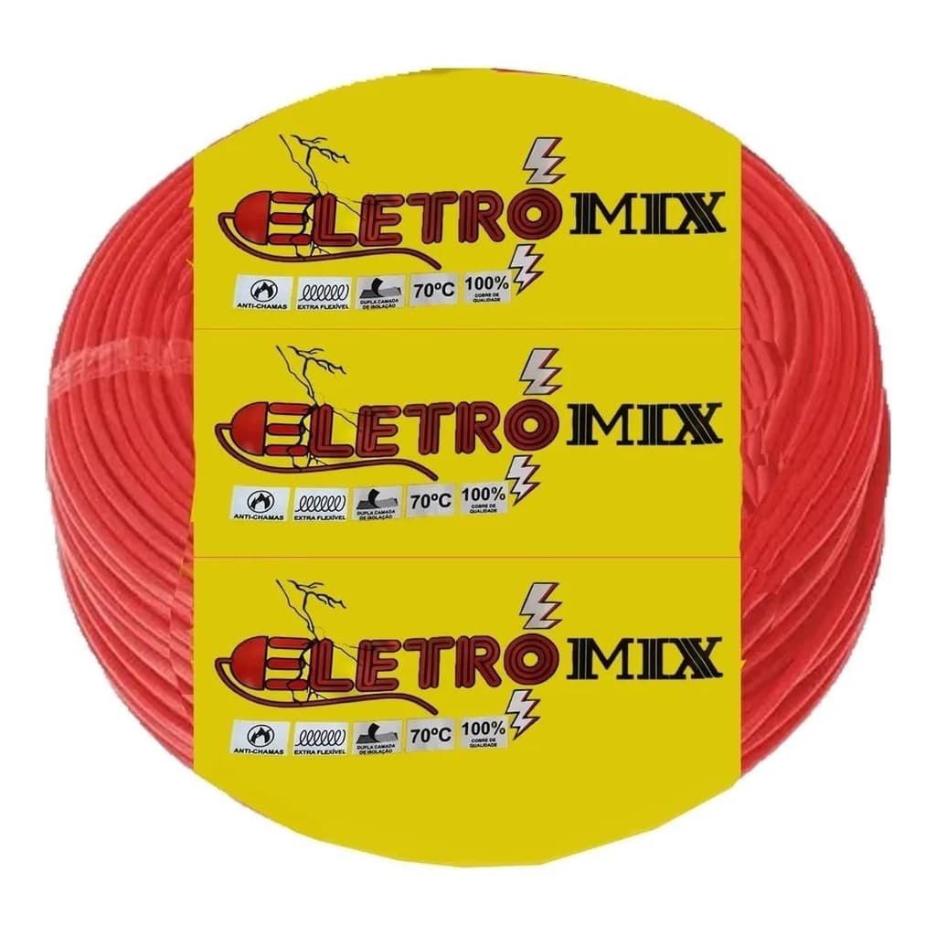 Fio Cabo Flexivel 2,50mm - Rolo 100mts C/ Inmetro Antichamas