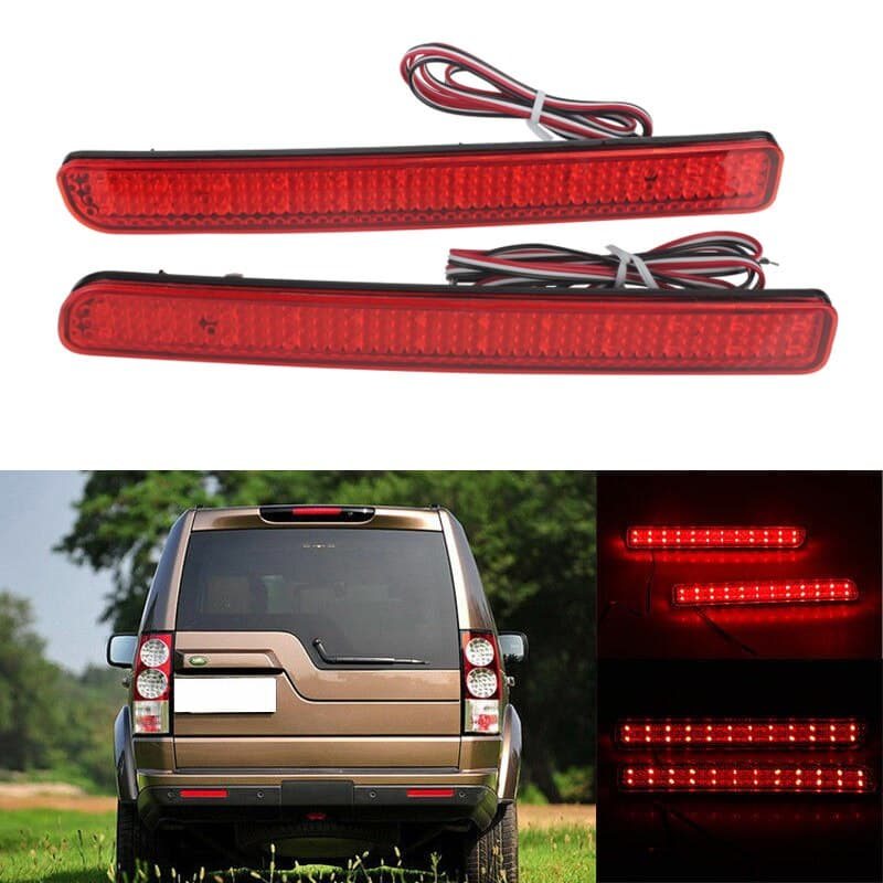 Novo LED Amortecedor Traseiro Refletor Luz Vermelha Carro Condução Freio Nevoeiro Lâmpada Para Land Rover Discovery 3 4/