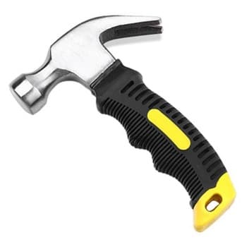 Martelo Mini 16cm - 6''x 24mm Cabo Curto Emborrachado
