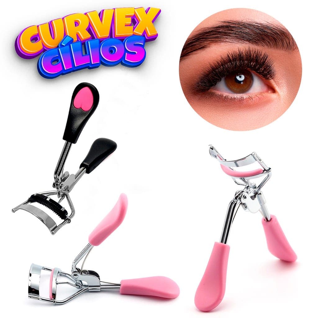 Curvador De Cílios Curvex Profissional Cores Sortidas