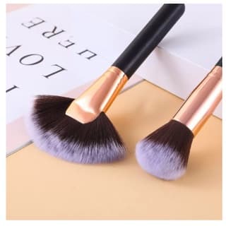 kit 8 Pincéis Maquiagem Pincel Profissional pó sombra blush e contorno