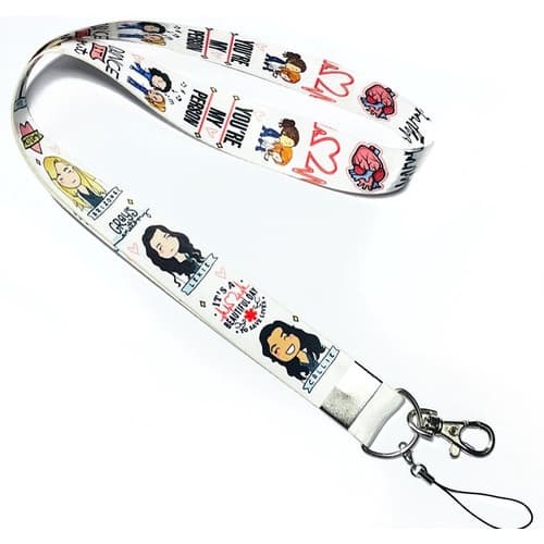 Cordão Crachá Carimbo Chaveiro Medicina Grey's Anatomy