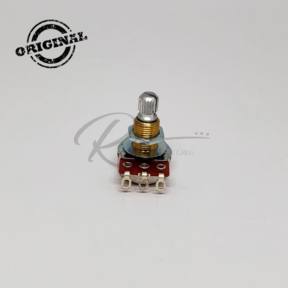 POTENCIOMETRO NOBLE A100K BASE PEQUENA EIXO LONGO ORIGINAL