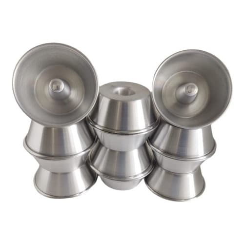 Kit Conjunto 12 Forminhas Mini Pudim 7,5 Cm Alumínio Forma